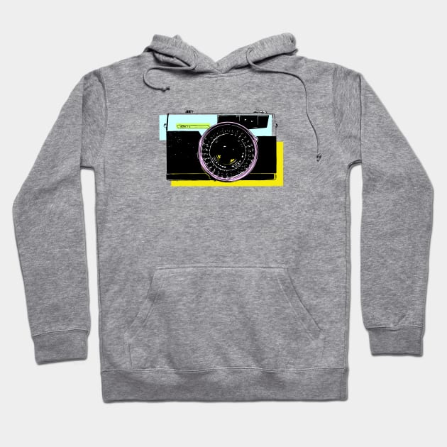 Vintage Pop Art Camera Hoodie by callingtomorrow